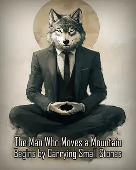 Moev a Mountain - Animals in Business Art Prints - 8"x10" Artwork for 11"x14" Frame
