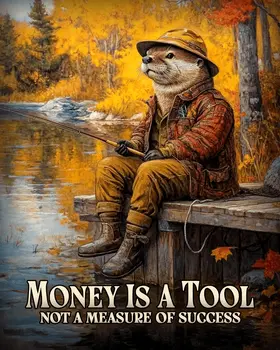 Money is a Tool - Animals in Business Art Prints - 8"x10" Artwork for 11"x14" Frame
