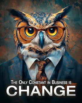 Change - Animals in Business Art Prints - 8"x10" Artwork for 11"x14" Frame