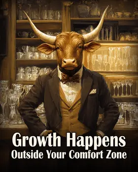 Growth Happens - Animals in Business Art Prints - 8"x10" Artwork for 11"x14" Frame
