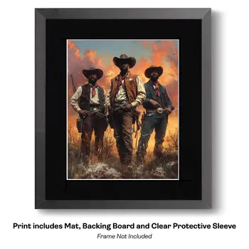 Cowboy Reflecting - Cowboy Western Art Prints 8"x10" Artwork