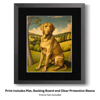 Black Noble French Bulldog Dog Portrait Wall Art Prints – 8″x10″ Artwork for 11″x14″ Frame