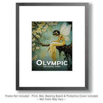 Sad Fairy - Olympic Souvenir Art Prints - 8"x10" Artwork for 11"x14" Frame