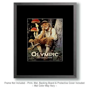 Pleasant Trip - Olympic Souvenir Art Prints - 8"x10" Artwork for 11"x14" Frame