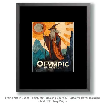 Wizard - Olympic Souvenir Art Prints - 8"x10" Artwork for 11"x14" Frame