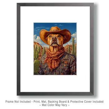 Hopeful Henry from Phoenix - American Southwest Art Prints - 8"x10" Artwork for 11"x14" Frame