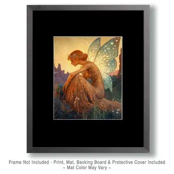Fairy on a Quiet Desert Morning - American Southwest Art Prints - 8"x10" Artwork for 11"x14" Frame