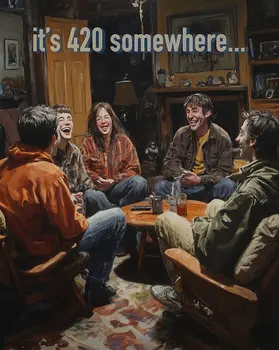 420 Somewhere in Oregon – 420 8″x10″ Artwork for 11″x14″ Frame