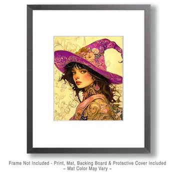 Thistle Hexbane - Witches and Witchcraft Wall Art Prints – 8″x10″ Artwork for 11″x14″ Frame