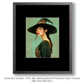 Marge Ravenshadow - Witches and Witchcraft Wall Art Prints – 8″x10″ Artwork for 11″x14″ Frame