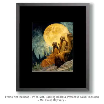 Experiencing the Cosmic Convergence - Witches and Witchcraft Wall Art Prints – 8″x10″ Artwork for 11″x14″ Frame