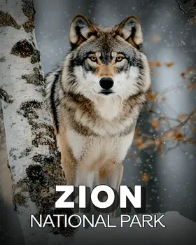 Wolf & Birch - Zion Souvenir Art Prints - 8"x10" Artwork for 11"x14" Frame