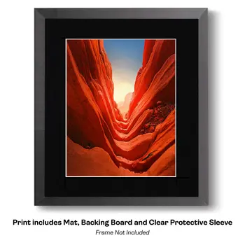 Saturated Landscape Southwest Canyon 8"x8" Art Print