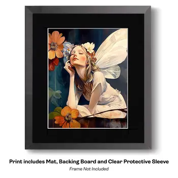 Garden Fairy of Flowers - The Fairy Kingdom 8"x10" Art Prints