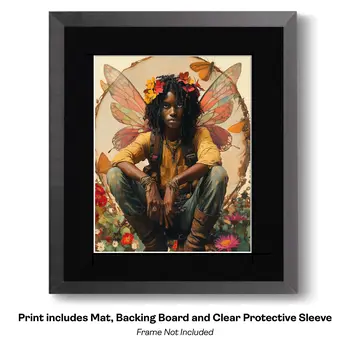 Garden Fairy of Flowers - The Fairy Kingdom 8"x10" Art Prints