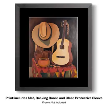 Southwestern Still Life 4 - Souvenir Keepsake Art Prints for Tourism 8"x10" Artwork for 11"x14" Frame