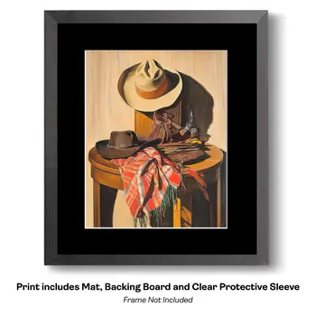Southwestern Still Life 4 - Souvenir Keepsake Art Prints for Tourism 8"x10" Artwork for 11"x14" Frame