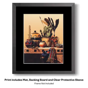 Southwestern Still Life 4 - Souvenir Keepsake Art Prints for Tourism 8"x10" Artwork for 11"x14" Frame