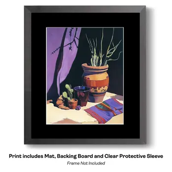 Southwestern Still Life 4 - Souvenir Keepsake Art Prints for Tourism 8"x10" Artwork for 11"x14" Frame