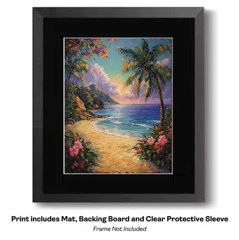 Tudor House on Lakeside - Classic Landscape 8"x10" Art Print
