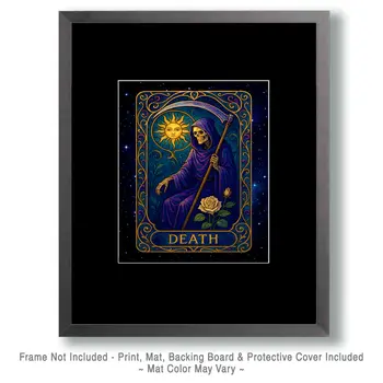 Death - Tarot Card Art Prints – 8″x10″ Artwork for 11″x14″ Frame