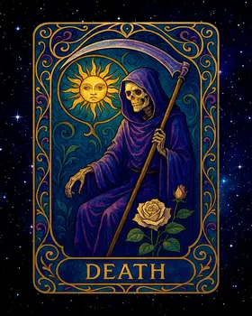 Death - Tarot Card Art Prints – 8″x10″ Artwork for 11″x14″ Frame