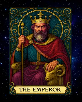 The Emperor - Tarot Card Art Prints – 8″x10″ Artwork for 11″x14″ Frame