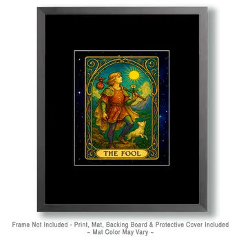 The Fool - Tarot Card Art Prints – 8″x10″ Artwork for 11″x14″ Frame