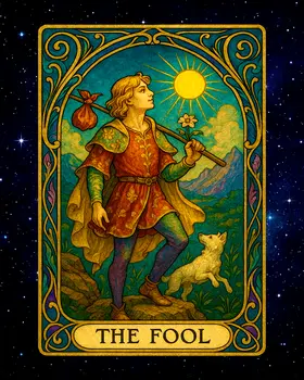 The Fool - Tarot Card Art Prints – 8″x10″ Artwork for 11″x14″ Frame