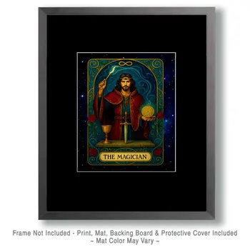 The Magician - Tarot Card Art Prints – 8″x10″ Artwork for 11″x14″ Frame