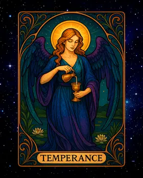 Temperance - Tarot Card Art Prints – 8″x10″ Artwork for 11″x14″ Frame