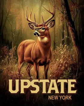 Woodland Buck - Upstate New York Deer Art Prints – 8″x10″ Artwork for 11″x14″ Frame