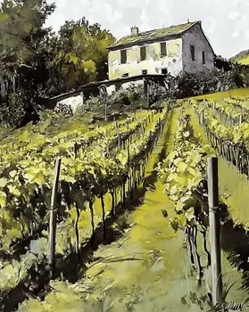 Family Vineyard - Wine Wall Art Prints – 8″x10″ Artwork for 11″x14″ Frame