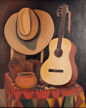 Southwestern Still Life 5 - Souvenir Keepsake Art Prints for Tourism 8"x10" Artwork for 11"x14" Frame