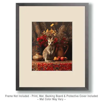 Wallaby - Animal Still Life Art Prints – 8″x10″ Artwork for 11″x14″ Frame