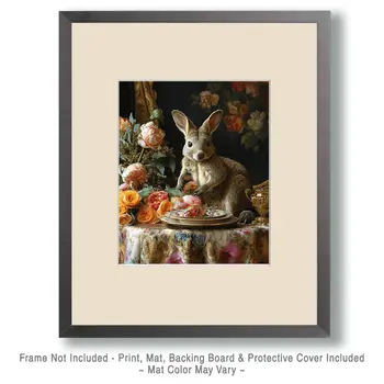 Curious Wallaby - Animal Still Life Art Prints – 8″x10″ Artwork for 11″x14″ Frame