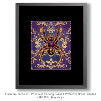 Stylized Tarantula #1 - Pet Modern Art Prints – 8″x10″ Artwork for 11″x14″ Frame