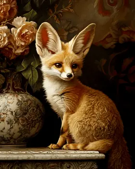 Fennec Fox - Animal Still Life Art Prints – 8″x10″ Artwork for 11″x14″ Frame