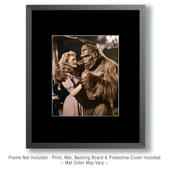 Bigfoot Enjoying a Dance - Cryptids  8"10" Artwork for 11"x12" Frame