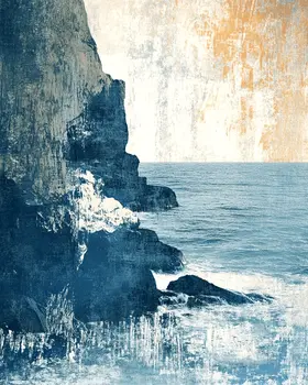 Northern Cliffs - Coastal Art Prints - 8"x10" Artwork