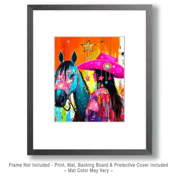 Cowgirl Pop #1 - American West Art Prints