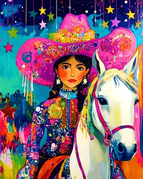 Cowgirl Pop #2 - American West Art Prints