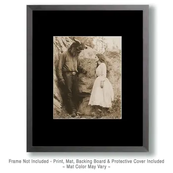 Bigfoot Dresses to Impress - Cryptids Art Prints - 8"x8" Artwork for 12"x12" Frame