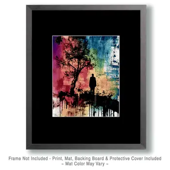 Dystopian Silhouette Art Prints - 8"x10" Artwork