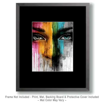 Dystopian Face Art Prints - 8"x10" Artwork