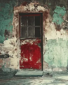 Dystopian Door Art Prints - 8"x10" Artwork