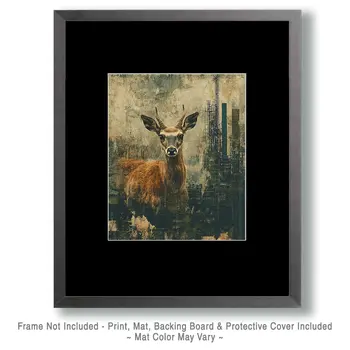 Dystopian Deer Art Prints - 8"x10" Artwork