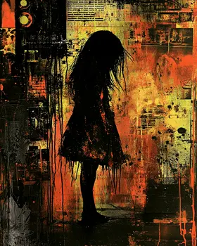 Dystopian Little Girl Art Prints - 8"x10" Artwork