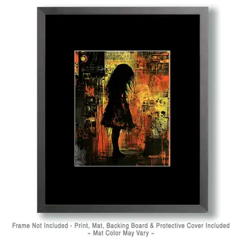 Dystopian Little Girl Art Prints - 8"x10" Artwork