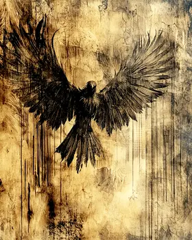 Dystopian Eagle Art Prints - 8"x10" Artwork